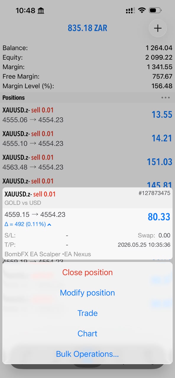 Sipho D. BombFX profit